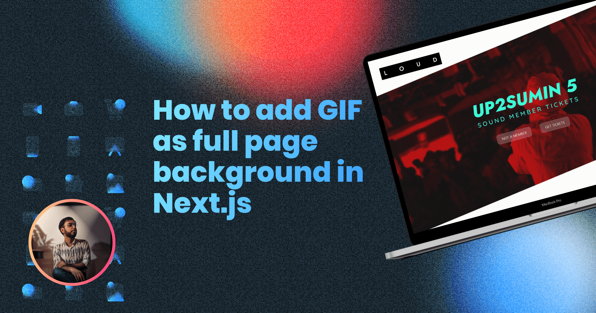 How to add GIF as full page background in 
Next.js