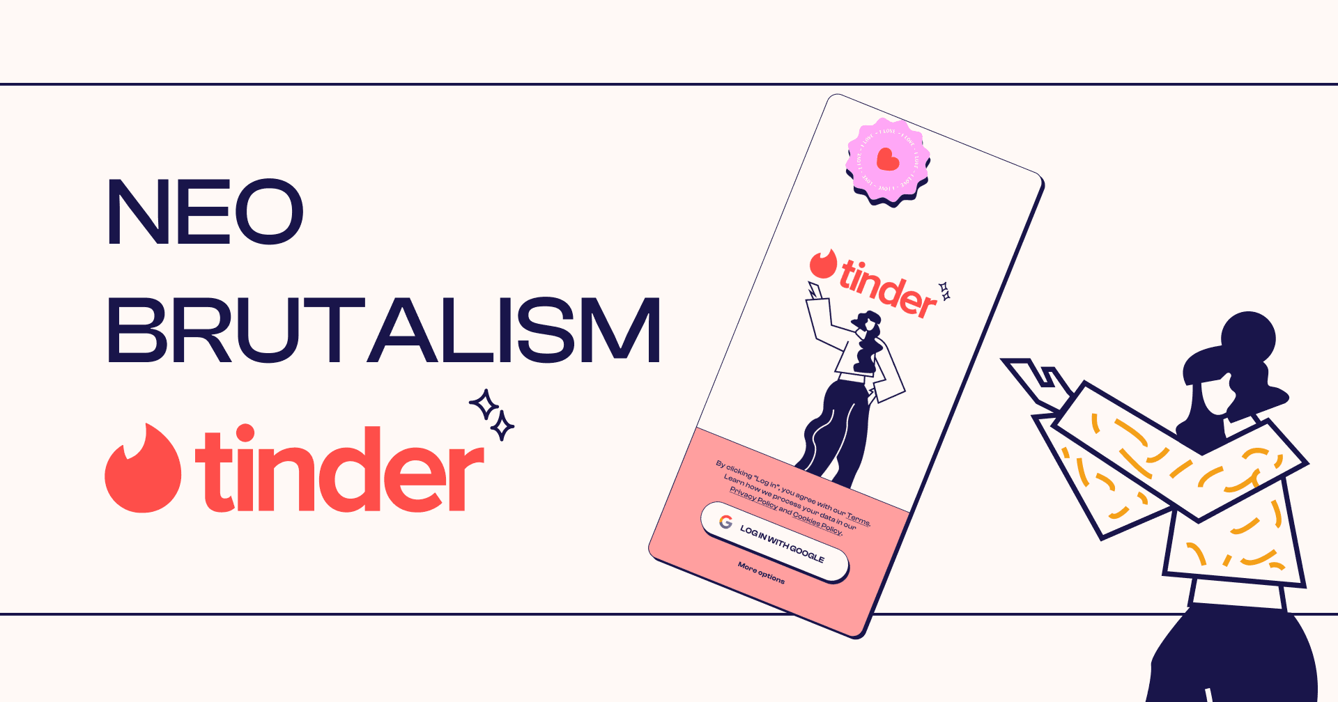 Neo-Brutalism Tinder: Design Process breakdown